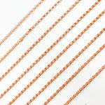 Load image into Gallery viewer, Rose Gold Filled Silver Rolo Chain
