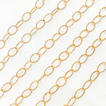 Load image into Gallery viewer, 14K Gold Filled Twisted Oval Link Chain