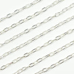 Load image into Gallery viewer, Buy Now Sterling Silver Elongated Twisted and Plain Cable Link Chain