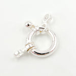 Load image into Gallery viewer, 10MM White Sterling Silver Spring Ring