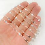 Load image into Gallery viewer, Sterling Silver Marina and Cable Link Chain