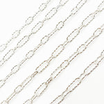 Load image into Gallery viewer, 925 Sterling Silver Hammered Long and Short Chain