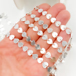 Load image into Gallery viewer, Sterling Silver Heart Link Chain