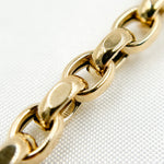 Load image into Gallery viewer, 14K Solid Hollow Gold Cable Link Chain