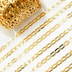 Load image into Gallery viewer, 60GF. 14K Gold-Filled Modern Rectangular Fancy Link Chain