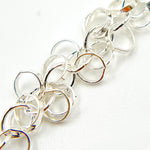 Load image into Gallery viewer, Sterling Silver Dangle Rings Chain