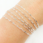 Load image into Gallery viewer, Sterling Silver Oval & Mariner Link Chain