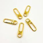 Load image into Gallery viewer, Gold Plated Sterling Silver Oval Clasp