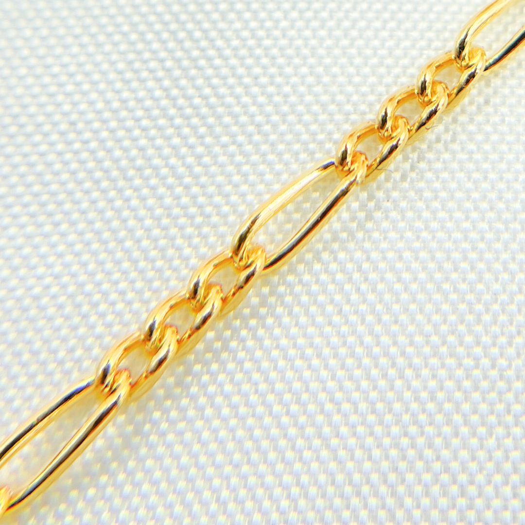 14k Gold Filled Figaro Chain