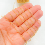Load image into Gallery viewer, 14k Gold Filled Flat Long and Short Link Chain.
