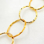 Load image into Gallery viewer, 14K Gold-Filled Hammered Round Link Chain