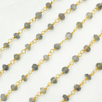 Load image into Gallery viewer, Black Moonstone Wire Chain