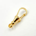 Load image into Gallery viewer, 28MM Gold-plated Sterling Silver Swivel Clasp