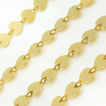 Load image into Gallery viewer, Gold Plated 925 Sterling Silver Heart Chain. V131GP