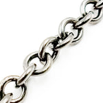 Load image into Gallery viewer, Black Rhodium Sterling Silver Cable Chain
