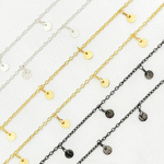 Load image into Gallery viewer, Disc Shape 4mm Dangle Wire Chain