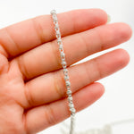 Load image into Gallery viewer, Z121SS. Sterling Silver Fancy Cable Chain