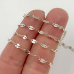 Load image into Gallery viewer, Z54SS. Sterling Silver Flat Marina Link Chain