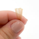 Load image into Gallery viewer, Gauge Gold-filled Flat 1 Inch Headpin