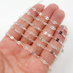 Load image into Gallery viewer, Sterling Silver Flat Marina Link Chain