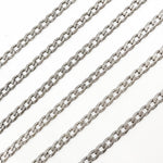 Load image into Gallery viewer, Oxidized Sterling Silver Curb Chain