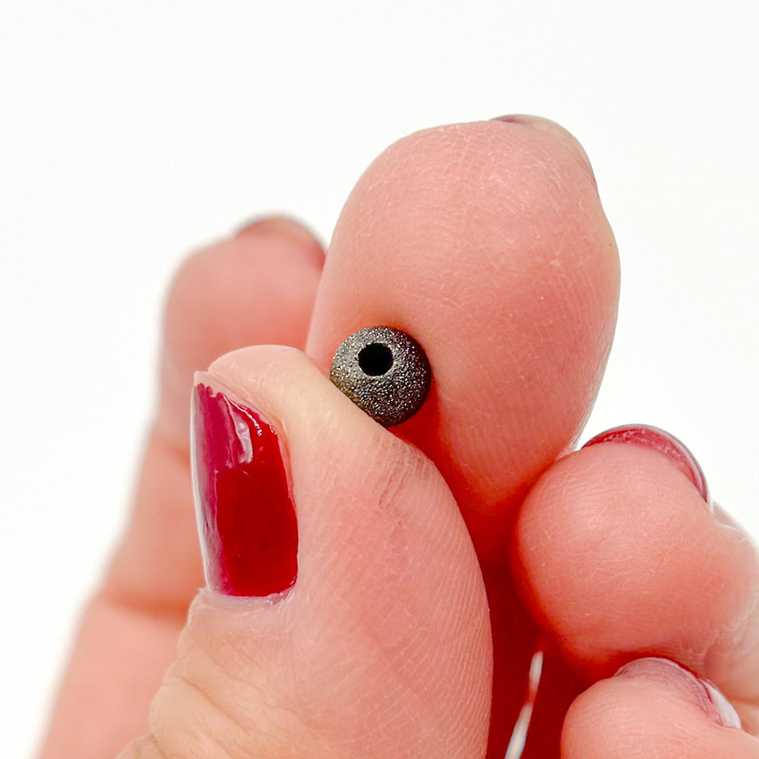 5MM Black Rhodium Sterling Silver Seamless Laser Cut