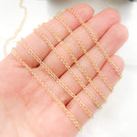 Load image into Gallery viewer, 14K Solid Gold Wheat Chain