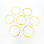Load image into Gallery viewer, 35MM Gold Plated Sterling Silver Ring Connector