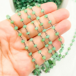 Load image into Gallery viewer, Chrysoprase Oxidized Wire Chain