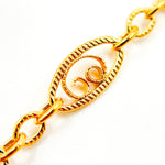 Load image into Gallery viewer, 14k Gold Filled Twisted Oval and Round Links Chain