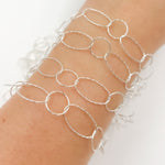 Load image into Gallery viewer, Sterling Silver Diamond Cut Cable Chain