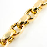 Load image into Gallery viewer, 568/A136. 14K Solid Gold Hollow Cable Link Chain