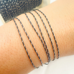 Load image into Gallery viewer, Black Rhodium Sterling Silver Beading Chain