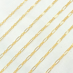 Load image into Gallery viewer, 14k Gold Filled Oval & 3 Round Link Chain