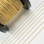Load image into Gallery viewer, 14k Solid Yellow Gold Diamond Cut Oval Link Chain