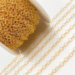 Load image into Gallery viewer, 14K Gold Filled Clover Link Chain