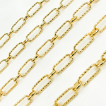 Load image into Gallery viewer, V166GP. Gold Plated 925 Sterling Silver Paperclip Chain