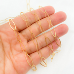 Load image into Gallery viewer, 14k Gold Filled Flat Oval Link Chain
