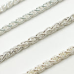 Load image into Gallery viewer, Sterling Silver Wheat Chain