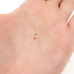 Load image into Gallery viewer, 5MM 20Gauge Open Rose Gold Plated Jump Ring