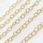 Load image into Gallery viewer, 14k Gold Filled Smooth Heart Link Chain