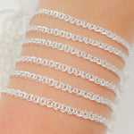 Load image into Gallery viewer, Sterling Silver Double Curb Chain