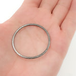 Load image into Gallery viewer, 35MM Black Rhodium Sterling Silver Ring Connector