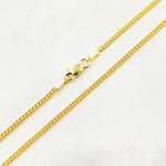 Load image into Gallery viewer, 050G21LG. 14K Solid Gold Smooth Curb Link Chain