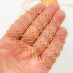 Load image into Gallery viewer, V296GF. 14K Gold Filled Clover and Oval Link Chain