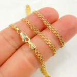Load image into Gallery viewer, 14K Solid Gold Bismark Link Chain