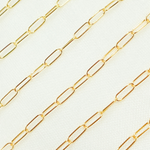 Load image into Gallery viewer, 14k Gold Filled Smooth Paperclip Chain
