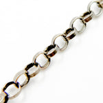 Load image into Gallery viewer, 977OX. Oxidized Sterling Silver Rolo Chain