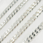 Load image into Gallery viewer, Sterling Silver Flat Curb Chain