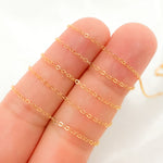 Load image into Gallery viewer, 14K Gold-Filled Flat Cable Chain
